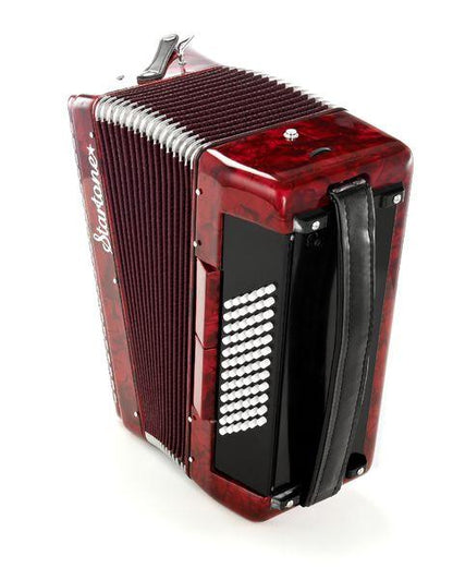 Startone Accordions Startone Piano Accordion 72 Red