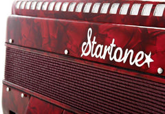 Startone Accordions Startone Piano Accordion 72 Red
