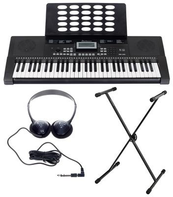 startone keyboard bundles startone mk-200 portable keyboard with stand and headphone set