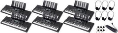 Startone Keyboard Bundles Startone MK-200 Portable Keyboards School Bundle with Power Strip, Adapters and Headphones