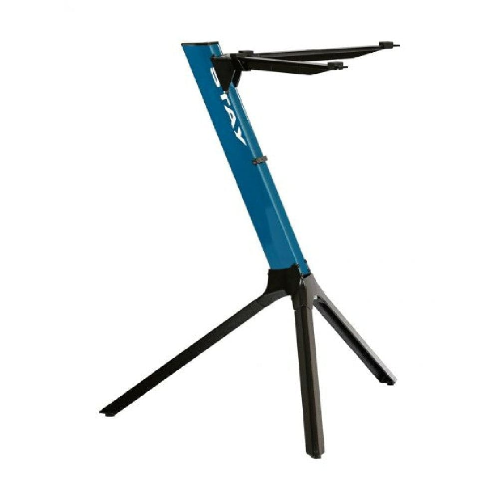 stay music keyboard stands blue stay music stay slim compact keyboard stand   #color_blue