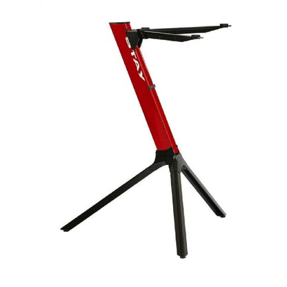 stay music keyboard stands red stay music stay slim compact keyboard stand   