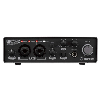 steinberg audio interfaces steinberg ur22c 2 x 2 usb 3.0 audio interface