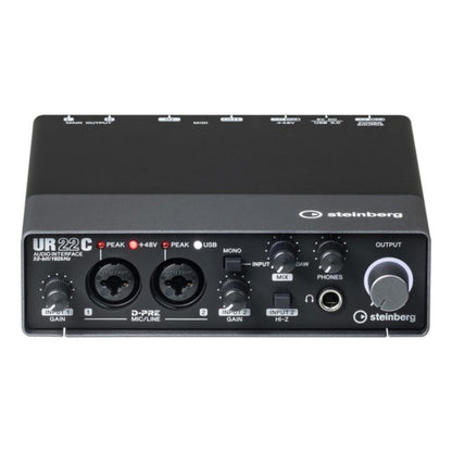 steinberg audio interfaces steinberg ur22c 2 x 2 usb 3.0 audio interface
