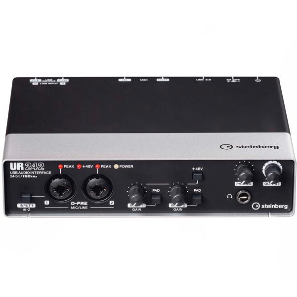 steinberg audio interfaces steinberg ur242 usb 2.0 audio interface