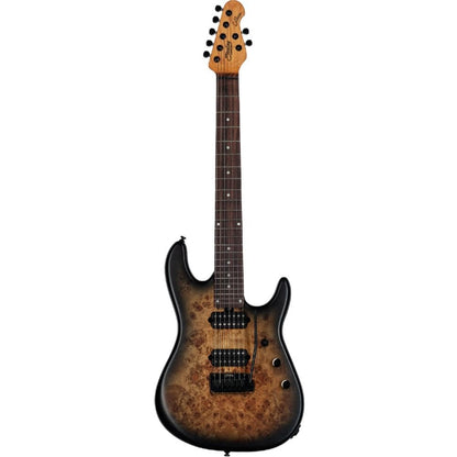 sterling by music man electric guitars natural poplar burl burst sterling by music man richardson7 cutlass signature 7-strings electric guitar with gigbag   