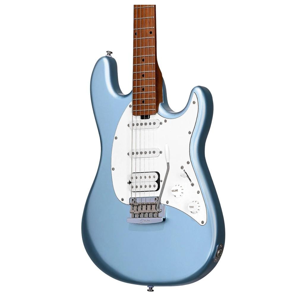 sterling by music man electric guitars sterling by music man ct50 cutlass hss electric guitar  #color_firemist-silver,fretboard_roasted-maple