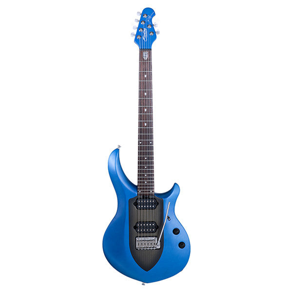 sterling by music man electric guitars sterling by music man petrucci majesty 6 electric guitar - stealth sapphire