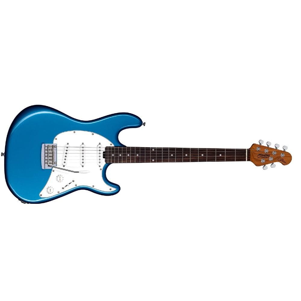 sterling by music man electric guitars toluca lake blue sterling by music man ct50 cutlass sss electric guitar   