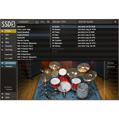 STEVEN SLATE Virtual Instruments Steven Slate SSD Frank Zummo expansion