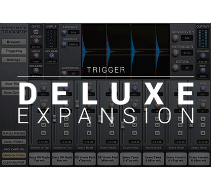 STEVEN SLATE Virtual Instruments TRIGGER 2 Deluxe Expansion Drum Replacement Plugin