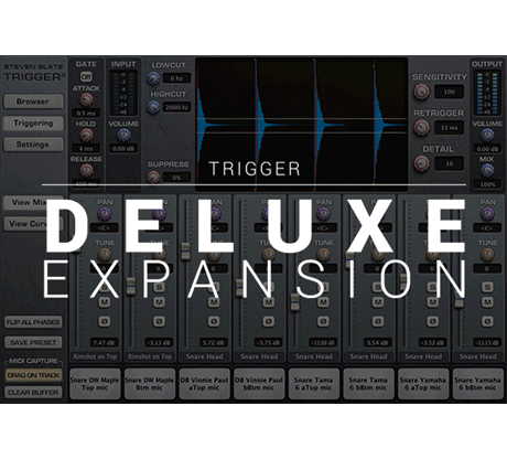 STEVEN SLATE Virtual Instruments TRIGGER 2 Deluxe Expansion Drum Replacement Plugin