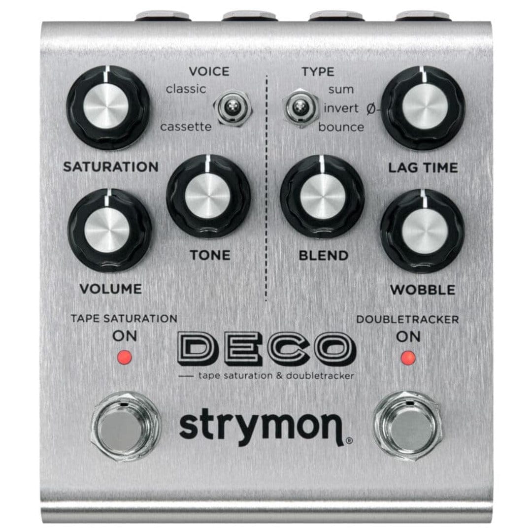 strymon effect pedals strymon deco v2 tape saturation and double tracker pedal