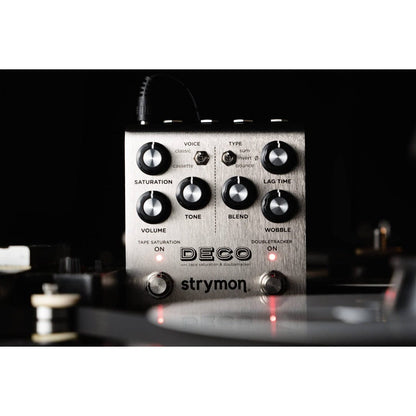 strymon effect pedals strymon deco v2 tape saturation and double tracker pedal