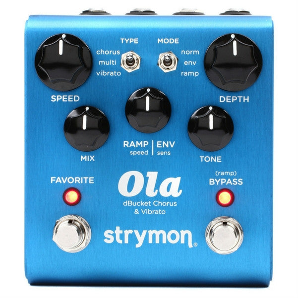 Strymon Effect Pedals Strymon Ola dBucket Chorus and Vibrato Effects Pedal