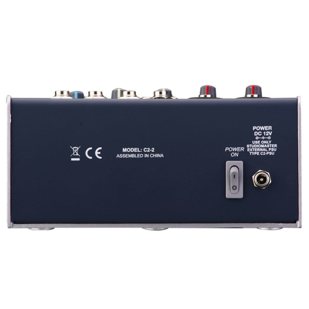 Studiomaster Analog Mixers Studio Master C2-2 2Channel Compact Mixer
