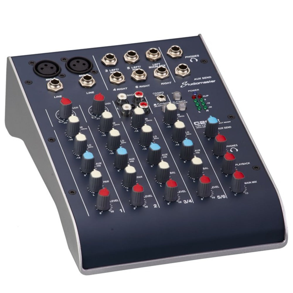 Studiomaster Analog Mixers Studio Master C2S-2 2 Channel Compact Mixer