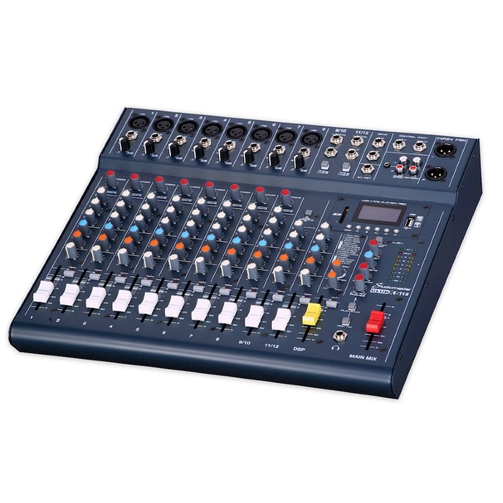 studiomaster analog mixers studiomaster club xs12 12 channel analog mixer