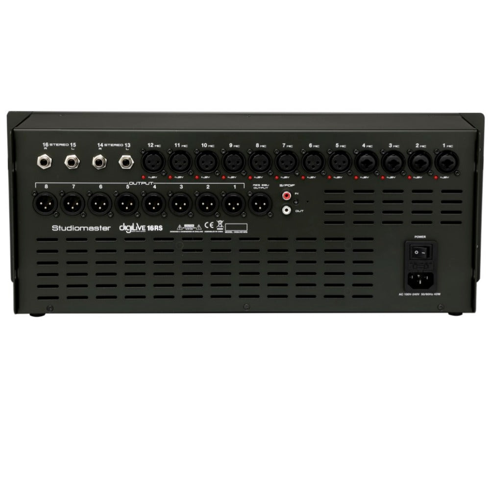 Studiomaster Digital Mixers Studio Master DIGILIVE16RS 16CH Rack Digital Console