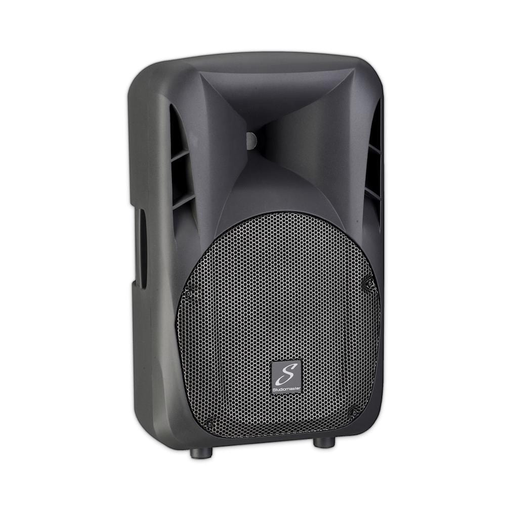 studiomaster portable pa systems studiomaster livesys 10 2x10 inch two way active portable pa system