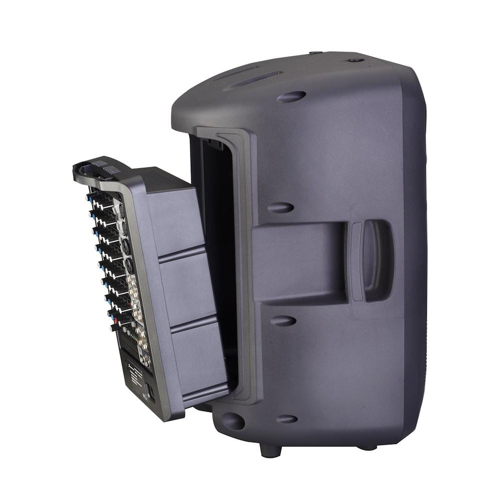 studiomaster portable pa systems studiomaster livesys 10 2x10 inch two way active portable pa system