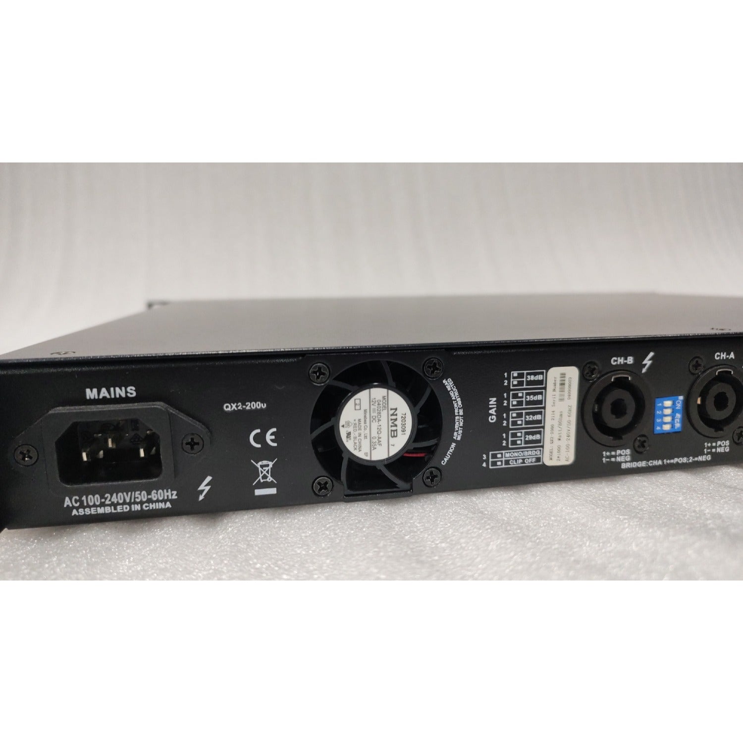 Studiomaster Power Amplifiers Studiomaster QX2 QX Series Digital Power Amplifiers - Open Box