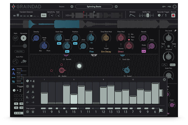 SugarBytes Virtual Instruments Sugar Bytes Graindad: Granular Synthesizer