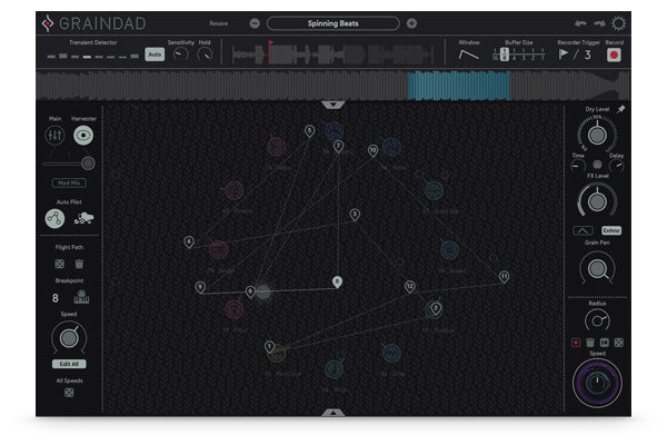SugarBytes Virtual Instruments Sugar Bytes Graindad: Granular Synthesizer