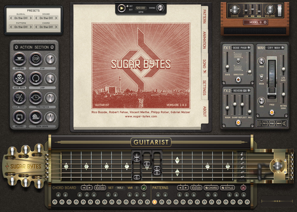 SugarBytes Virtual Instruments Sugar Bytes Guitarist Virtual Guitarist