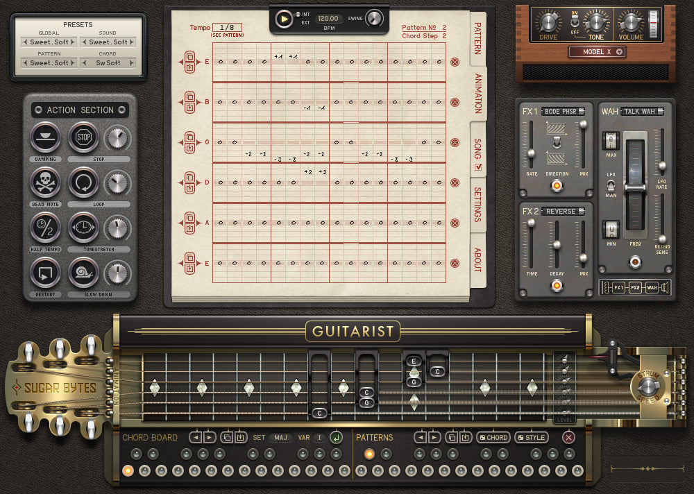 SugarBytes Virtual Instruments Sugar Bytes Guitarist Virtual Guitarist – Professional Audio Software & Plugin