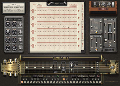 SugarBytes Virtual Instruments Sugar Bytes Guitarist Virtual Guitarist – Professional Audio Software & Plugin