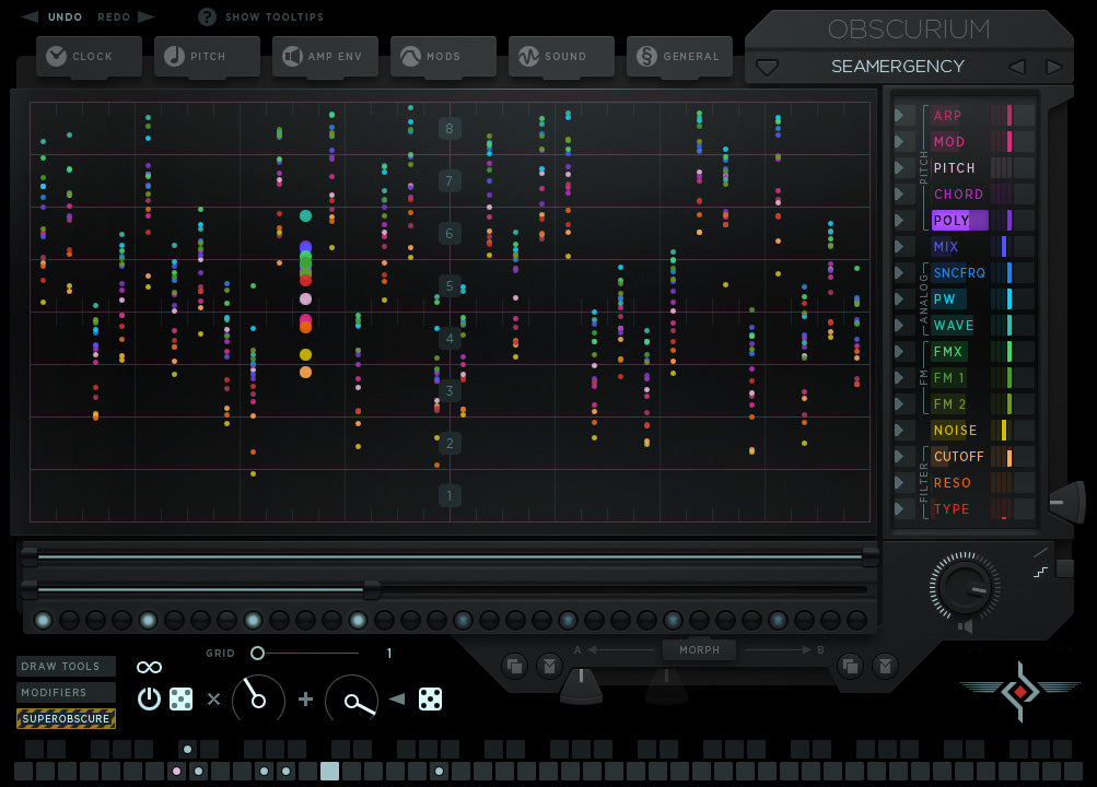 SugarBytes Virtual Instruments Sugar Bytes Obscurium Granular Synthesizer