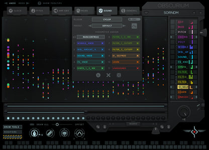 SugarBytes Virtual Instruments Sugar Bytes Obscurium Granular Synthesizer