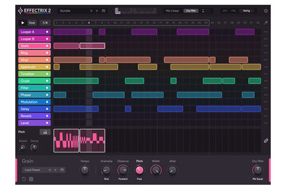 SugarBytes Virtual Processors Sugar Bytes Effectrix2: Multi-Effect Plugin