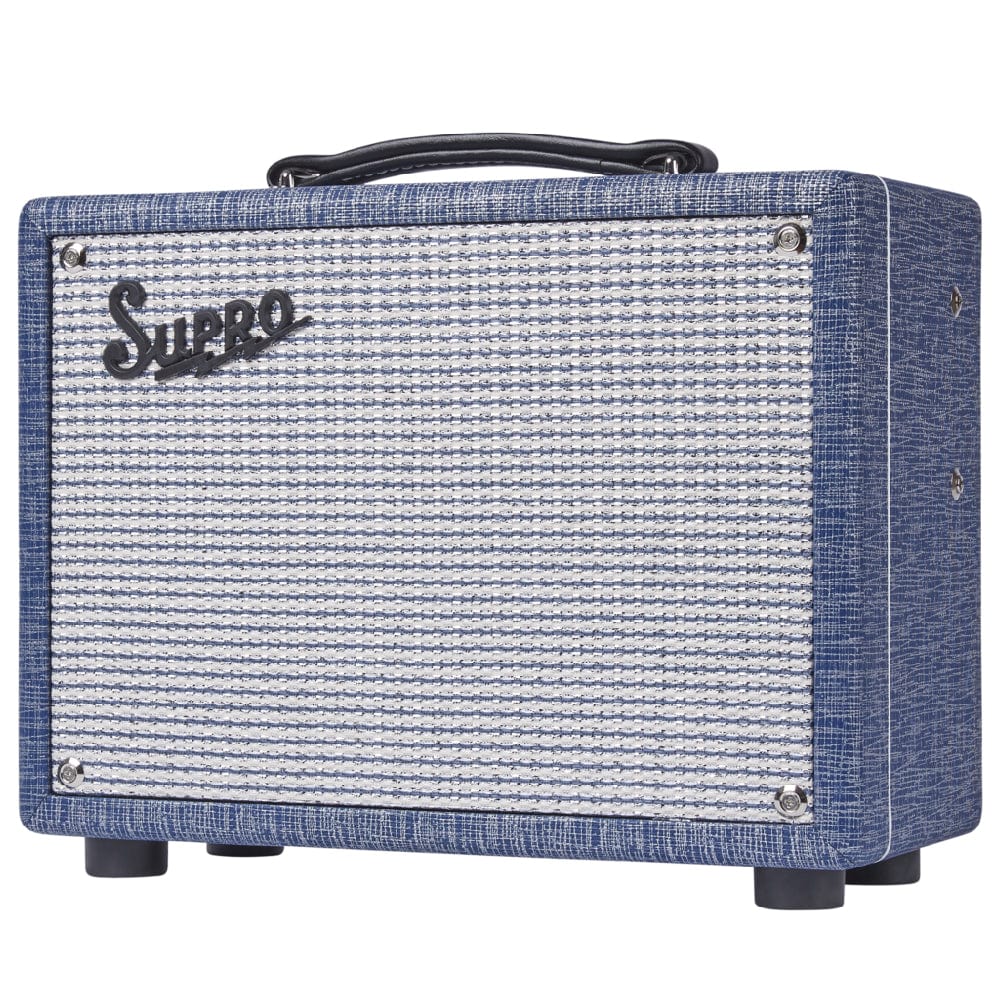 Supro Guitar Combo Amplifiers Blue Rhino Supro 64 Reverb 5 Watt Tube Electric Guitar Combo Amplifier