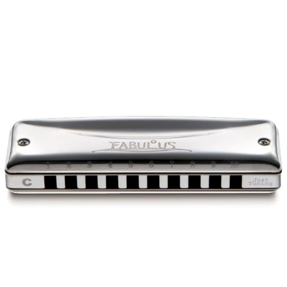 Suzuki Harmonicas Key C Suzuki Fabulous F-20J 10-Hole Harmonica - Key C