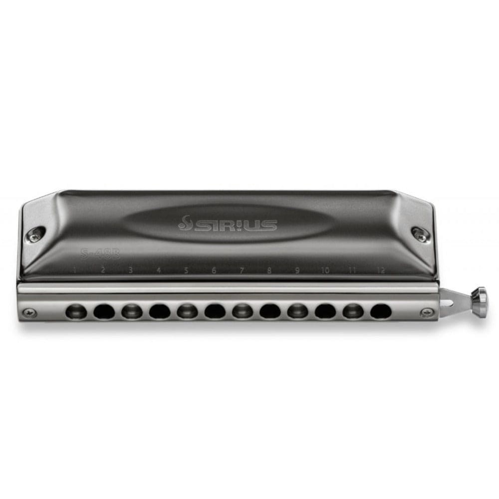 suzuki harmonicas suzuki s-48b 12-hole  sirius bass chromatic harmonica