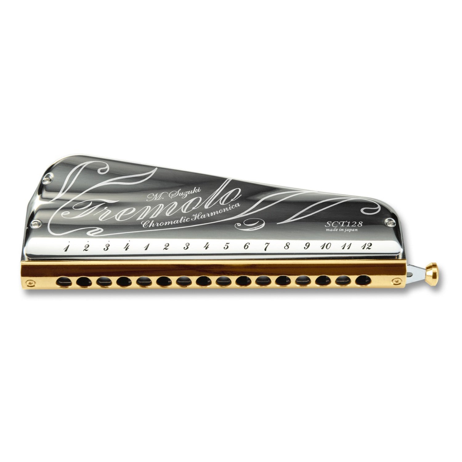 Suzuki Harmonicas Suzuki SCT-128 Tremolo Chromatic 16 Hole Harmonica