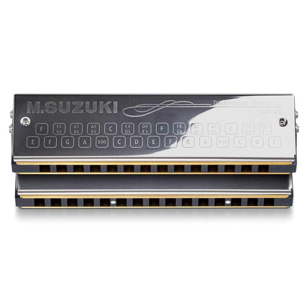 suzuki harmonicas suzuki sdb-29v2 29-hole double bass harmonica