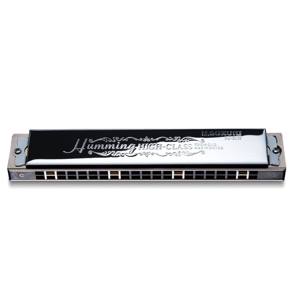 suzuki harmonicas suzuki su-21w 21-hole tremolo high class humming harmonica