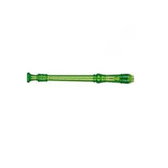 Suzuki Recorders Transparent Green Suzuki SRG 81 Soprano 3 Piece Recorder - Transparent