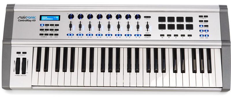 swissonic midi keyboards swissonic controlkey 49