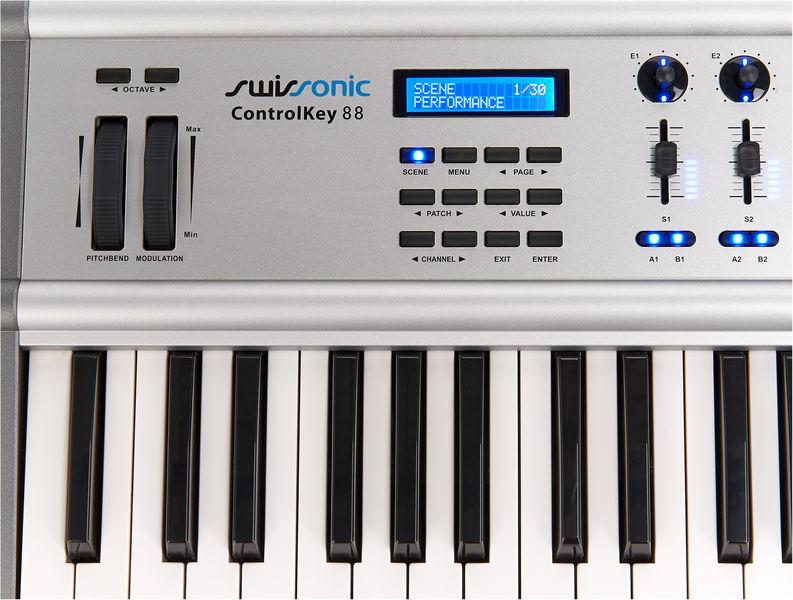 swissonic midi keyboards swissonic controlkey 88