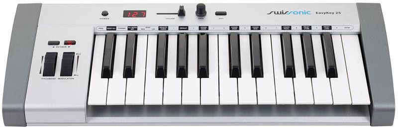 swissonic midi keyboards swissonic easykey 25 aas bundle