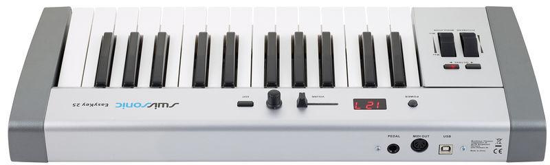 swissonic midi keyboards swissonic easykey 25 aas bundle