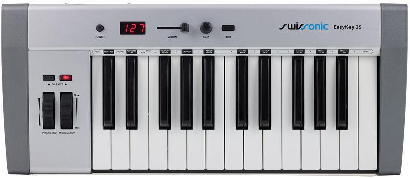 swissonic midi keyboards swissonic easykey 25 aas bundle
