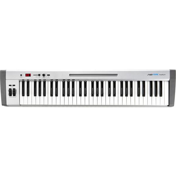 swissonic midi keyboards swissonic easykey 61 midi keyboard