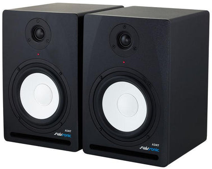 swissonic monitor speakers swissonic asm7 bundle