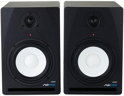 swissonic monitor speakers swissonic asm7 bundle
