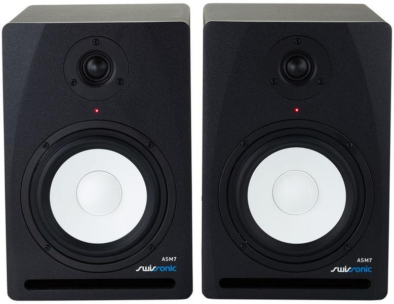 swissonic monitor speakers swissonic asm7 room correction bundle